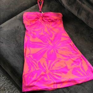 Small pink/orange halter dress